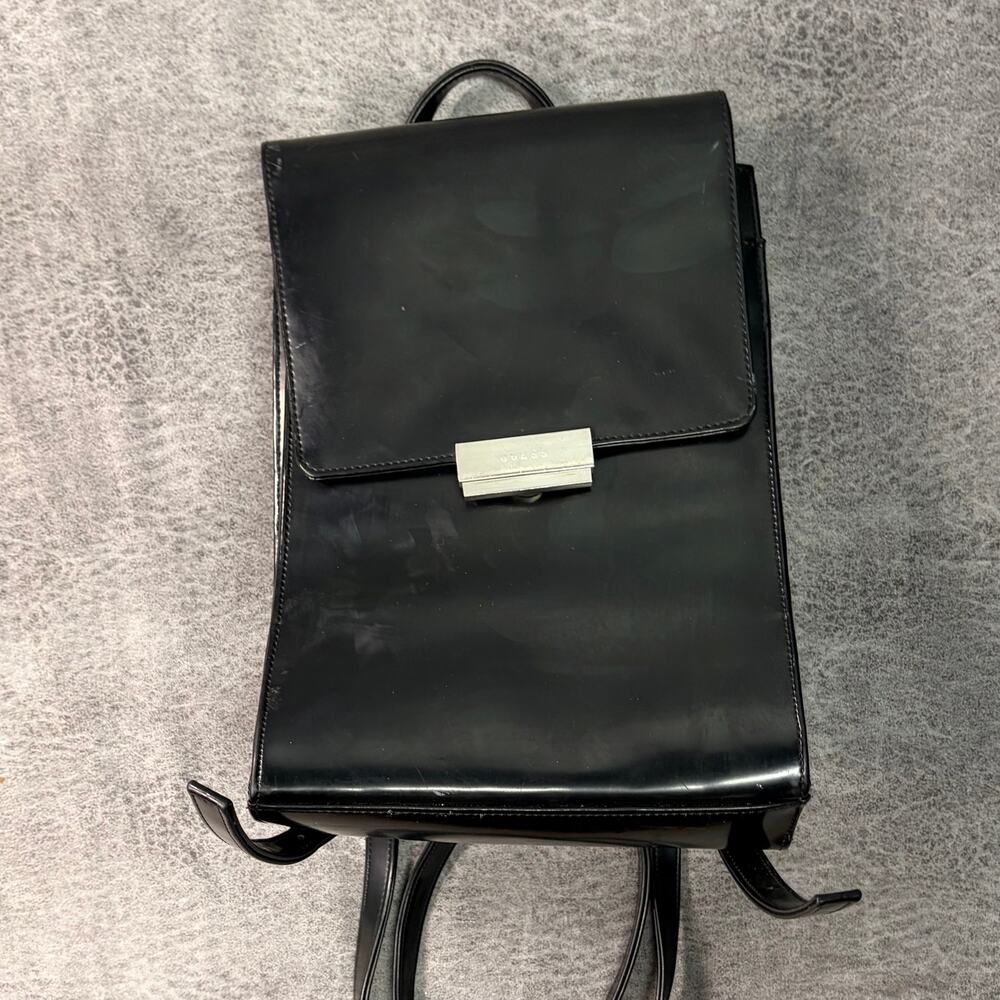 Guess Sleek Black Mini Backpack